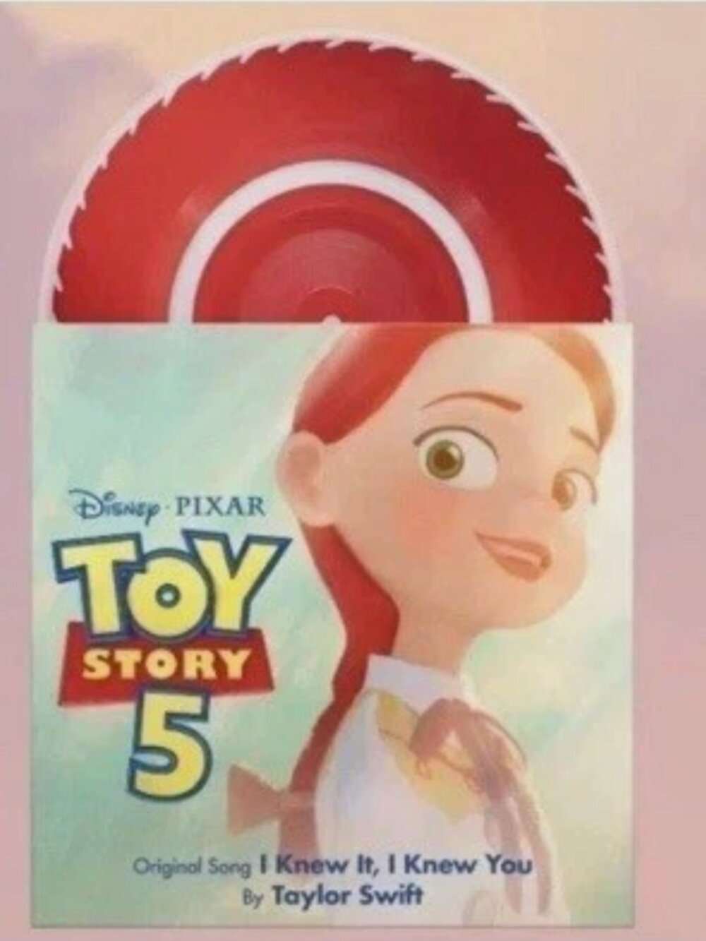 Taylor Swift I Knew It I Knew You Toy Story 5 Badge Hat Picture Disc Vinyl SET